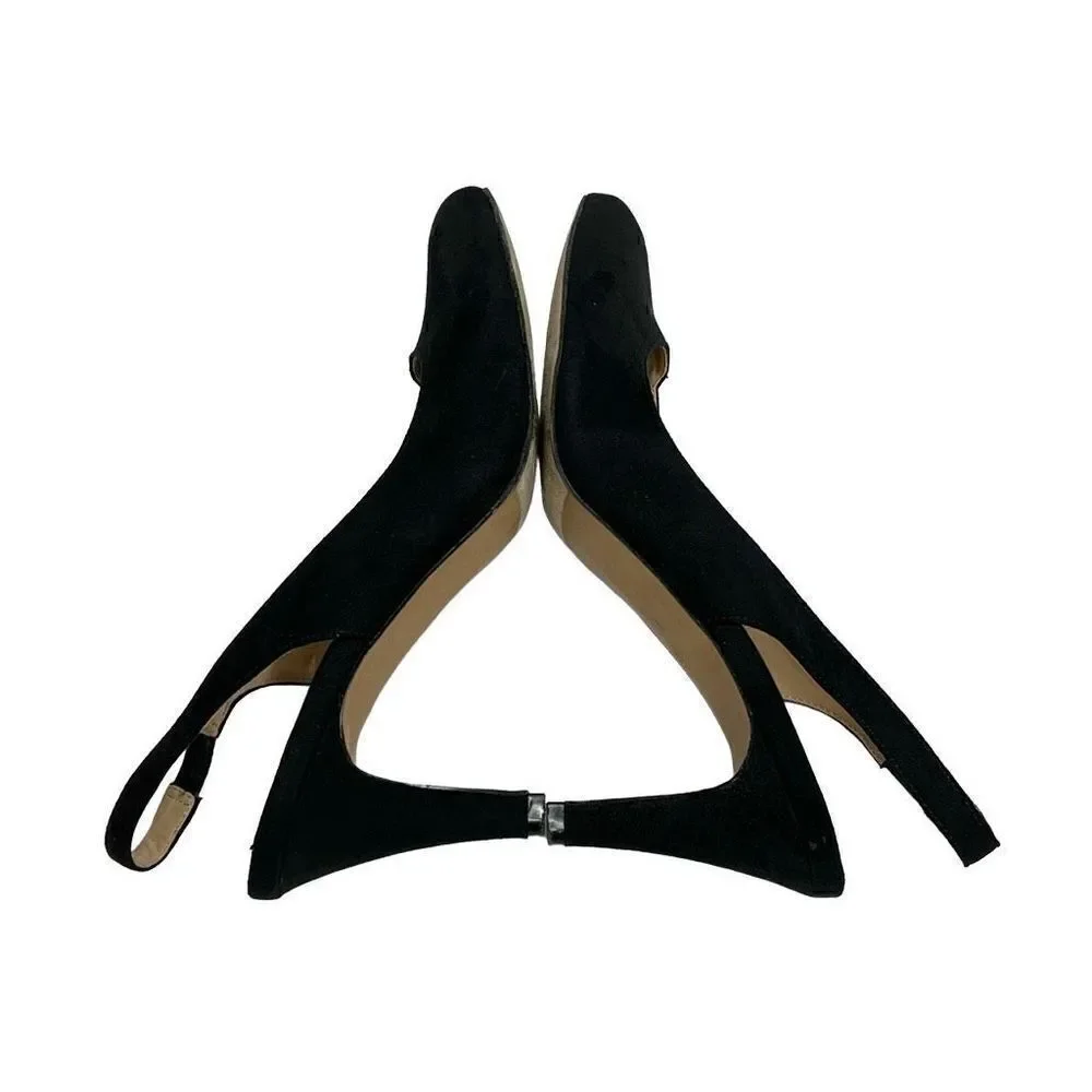 Coach and Four black Letti -CF sling back heels size 6.5